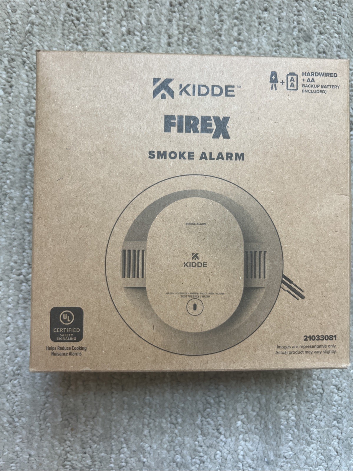 Kidde Firex Smacfex: Smoke Alarm Detector Hardwired +AA Backup Battery New gallery
