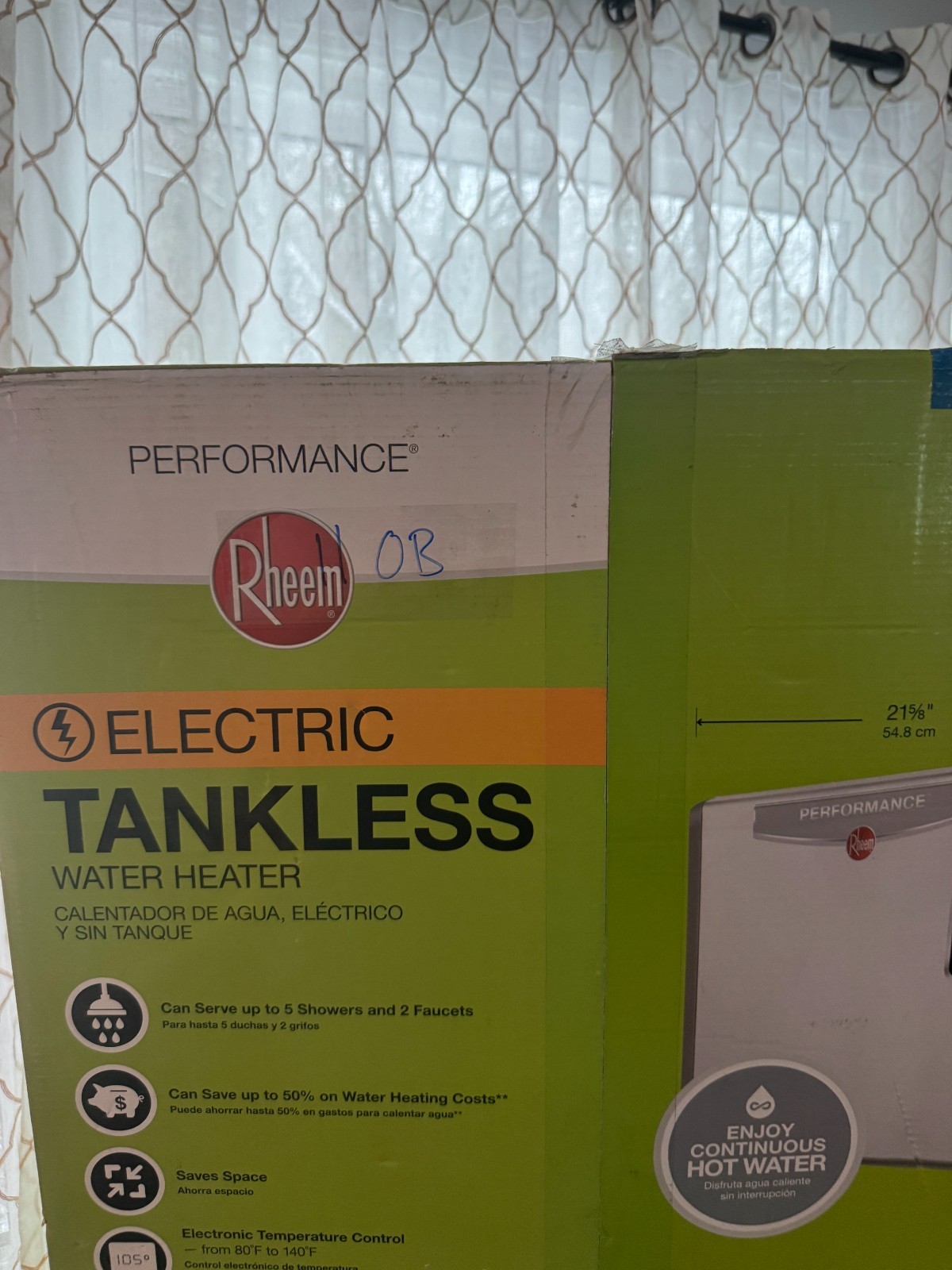 Rheem Performance 36 kW 7.03 GPM 240-Volt Electric Tankless Water Heater gallery
