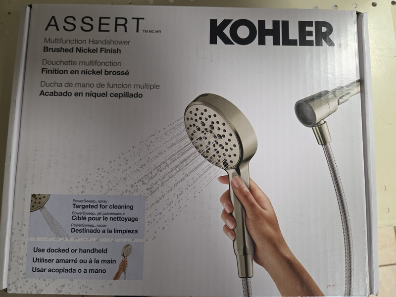 Kohler Assert Multifunction Handshower – Brushed Nickel Finish R38755-G-BN gallery