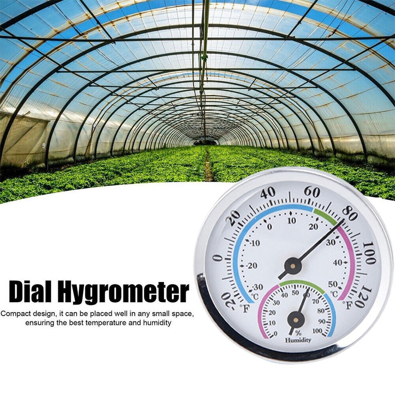 2pcs Analog Thermometer Hygrometer Humidity Meter Gauge Temperature Room Indoor gallery