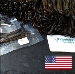 50G (20-28Pcs) Madagascar Bourbon Vanilla 13-16 Cm Class B US