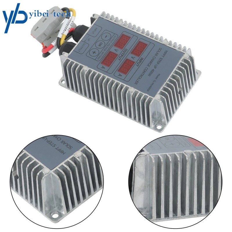 Waterproof Solar Panel Regulator Boost MPPT 24‑85V LED Display Adjustable 400W gallery