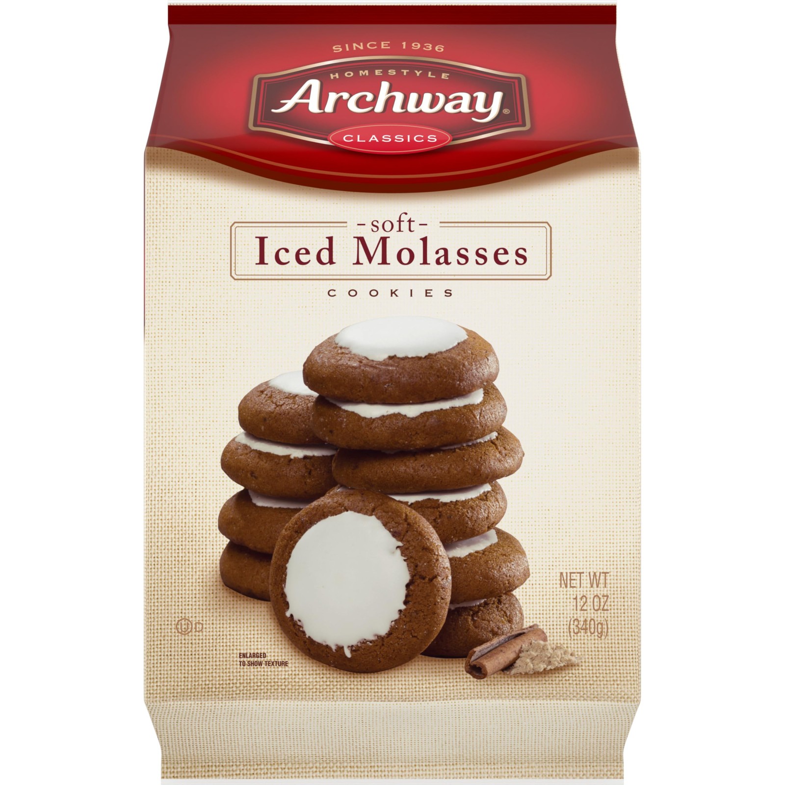 Archway Iced Molasses Cookies, 12 Ounce 12 (Pack of 1), gallery