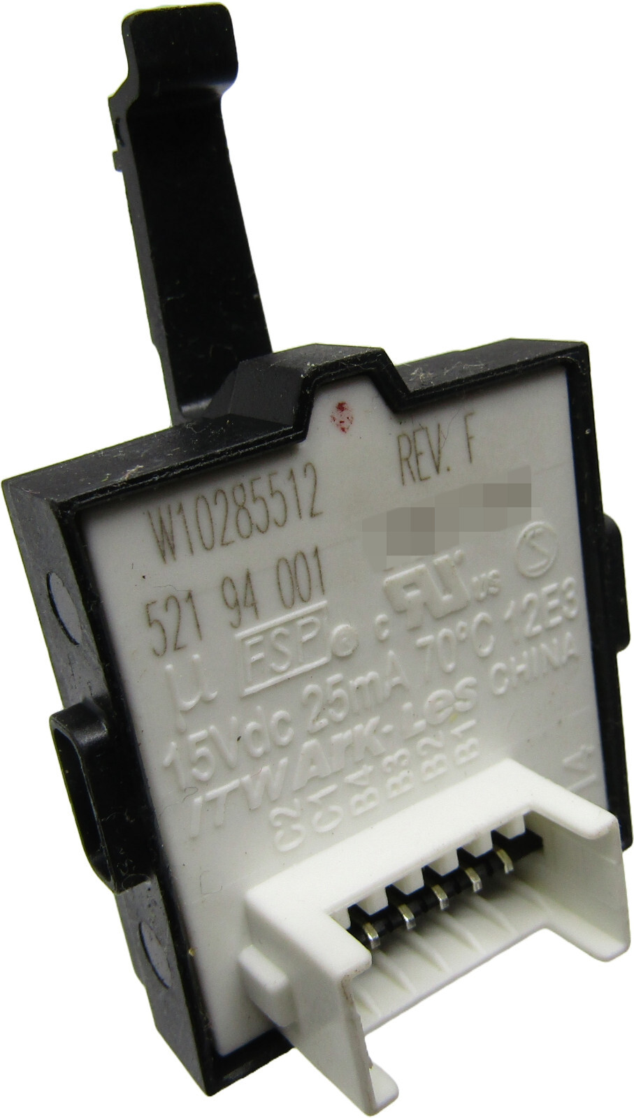 W10285512 RevF | WHIRLPOOL WASHER SWITCH ***FREE 1 YEAR WARRANTY*** BLK/WHT gallery