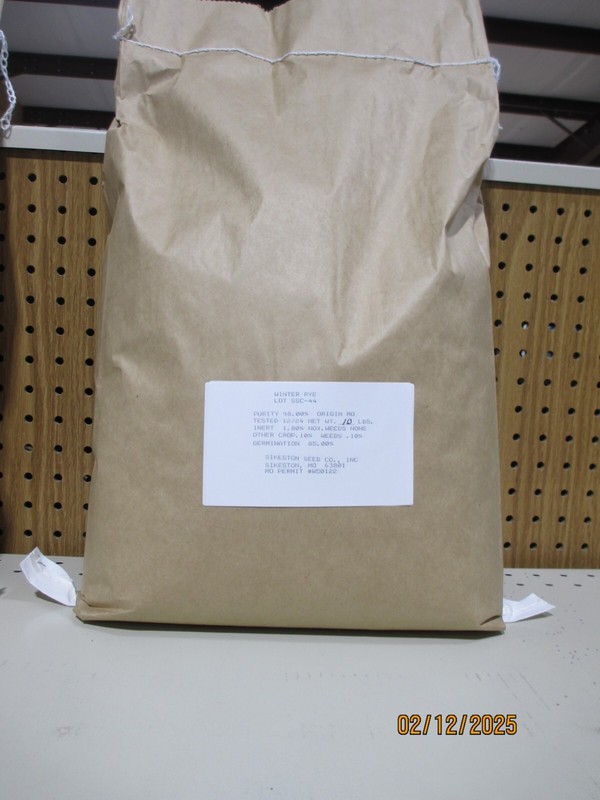 10 LBS WINTER RYE SEED Deer Food Plot Garden Cover Crop Horse Cattle Pasture gallery