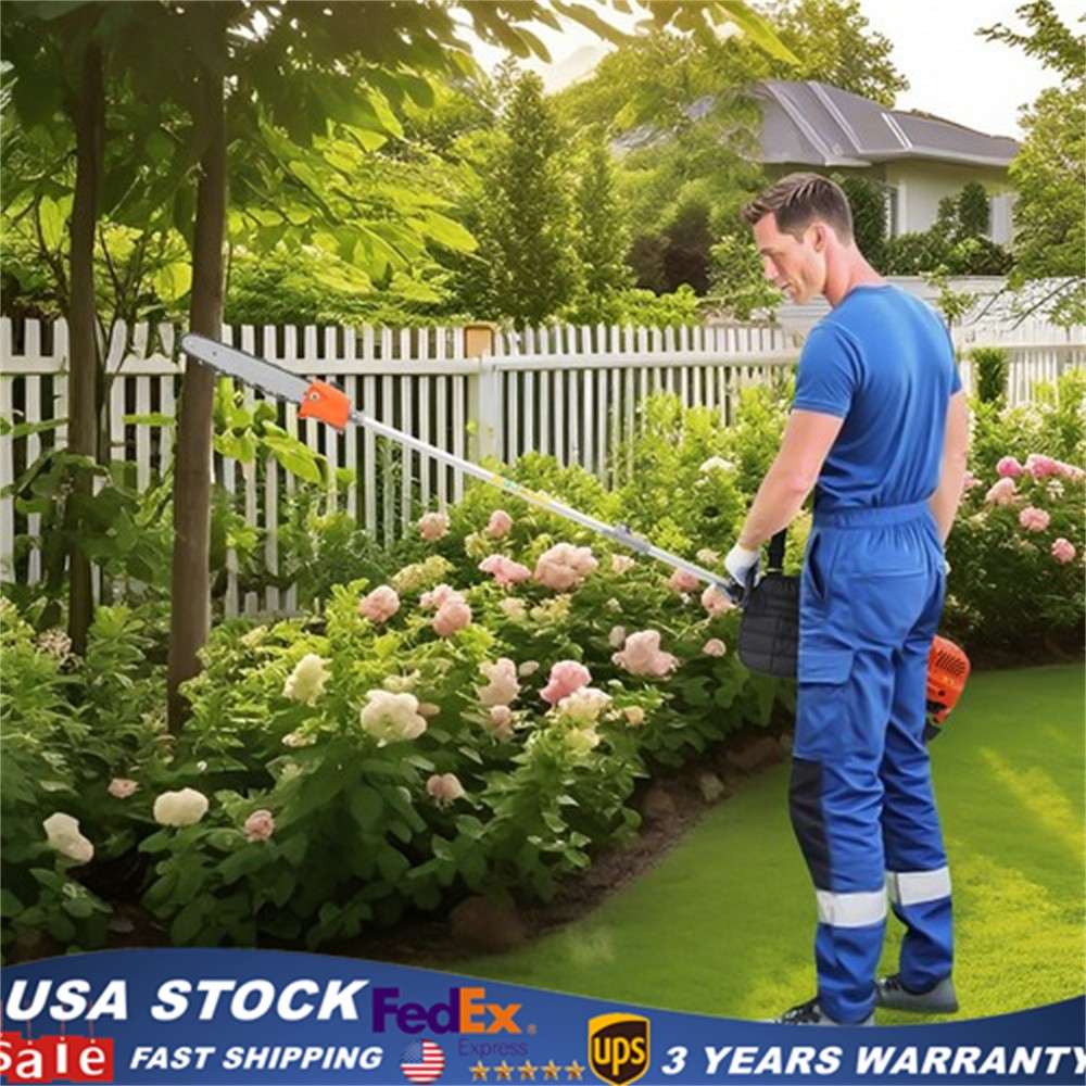 5-in-1 Multi-Functional Trimming Tool Gas Hedge Trimmer 52CC 2-Stroke Weed Eater gallery
