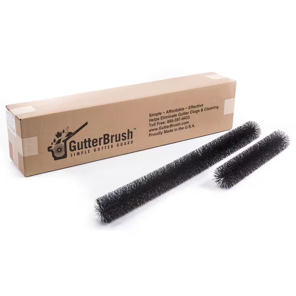Standard 5 In. - 15 Ft. Pack Leaf Filter Brush Gutter Guard gallery