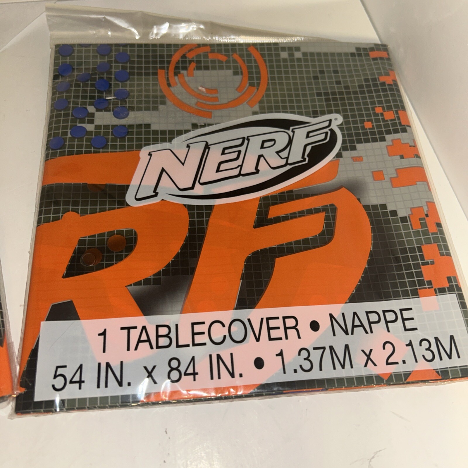 Nerf Hasbro Bundle Of 3, 2-Plastic Table Covers 54 in x 84" & 1 Pk Napkins 16ct gallery