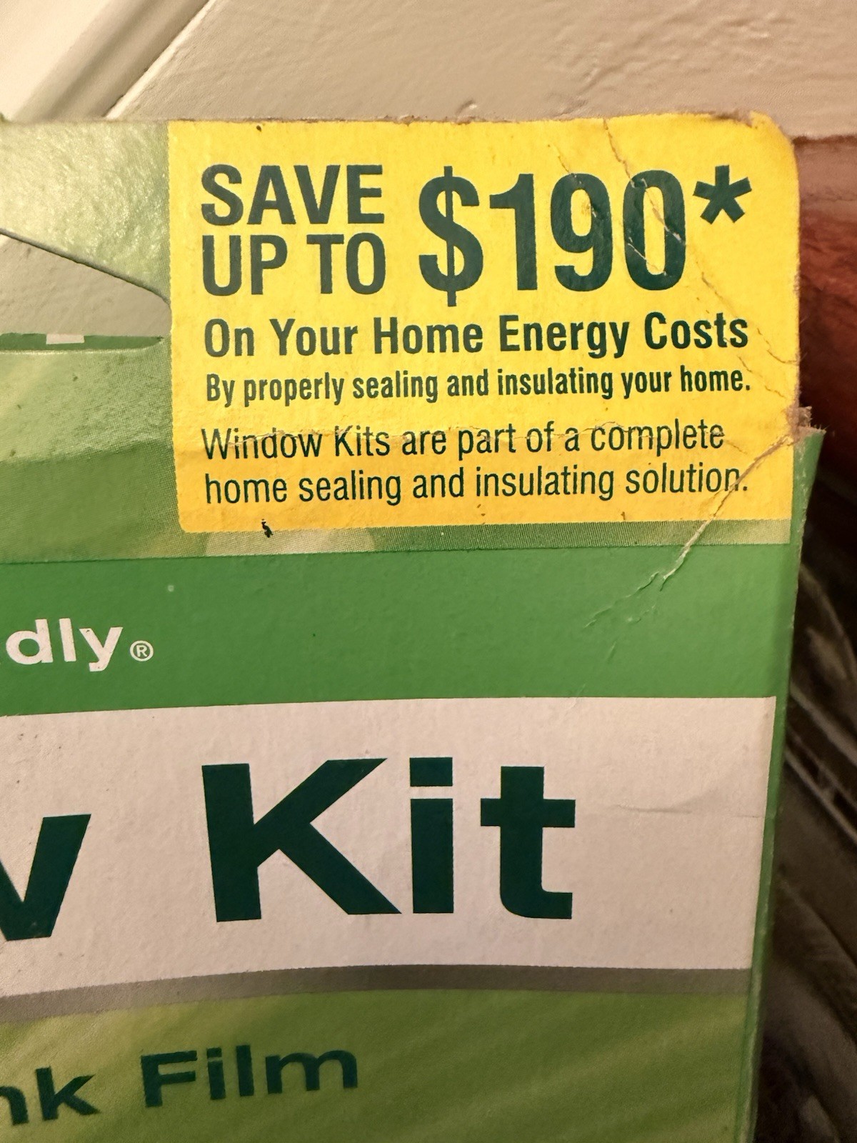 DUCK Rolled Shrink Film Window Kit, Insulates up 10 Windows, 62 in. x 420 in gallery
