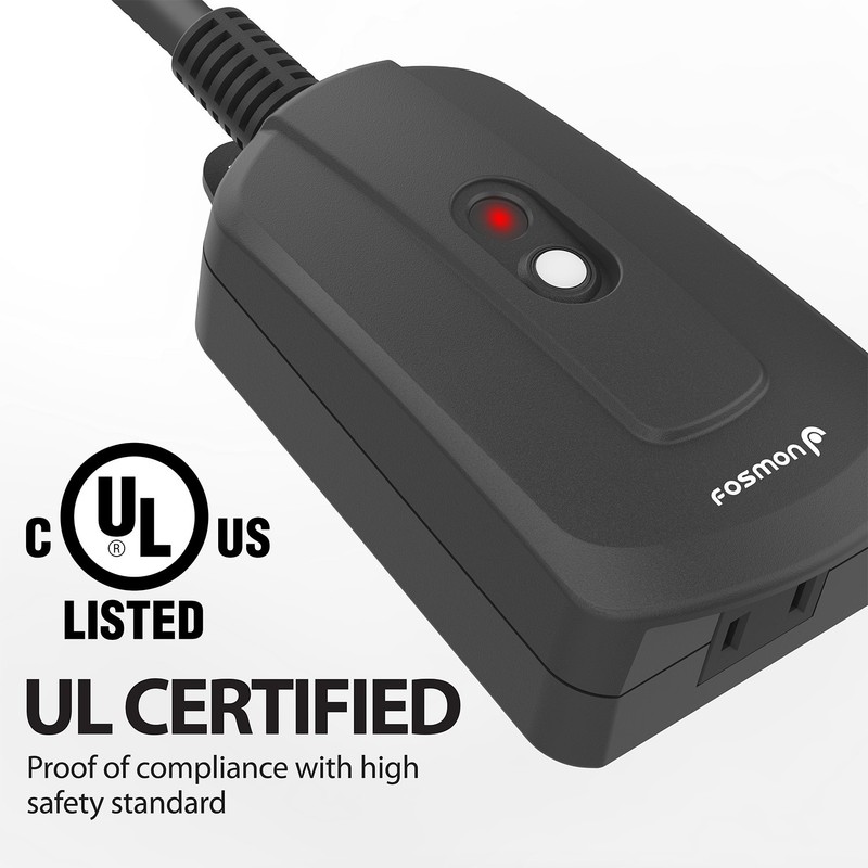 Fosmon 100FT Outdoor Indoor Wireless Remote Control Outlet [3 Reciever/1 Remote] gallery