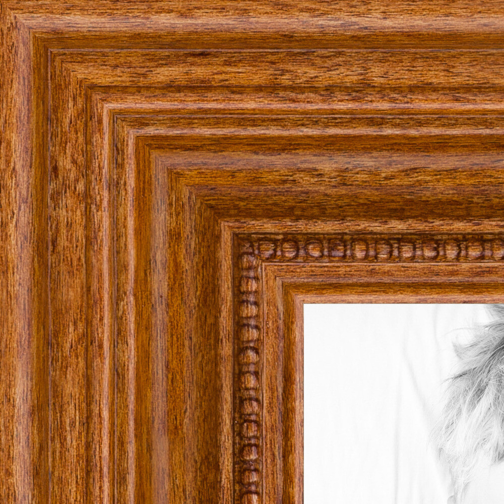 ArtToFrames Picture Frame Custom 1.25" Brown Honey stain Wood 4097 Small gallery