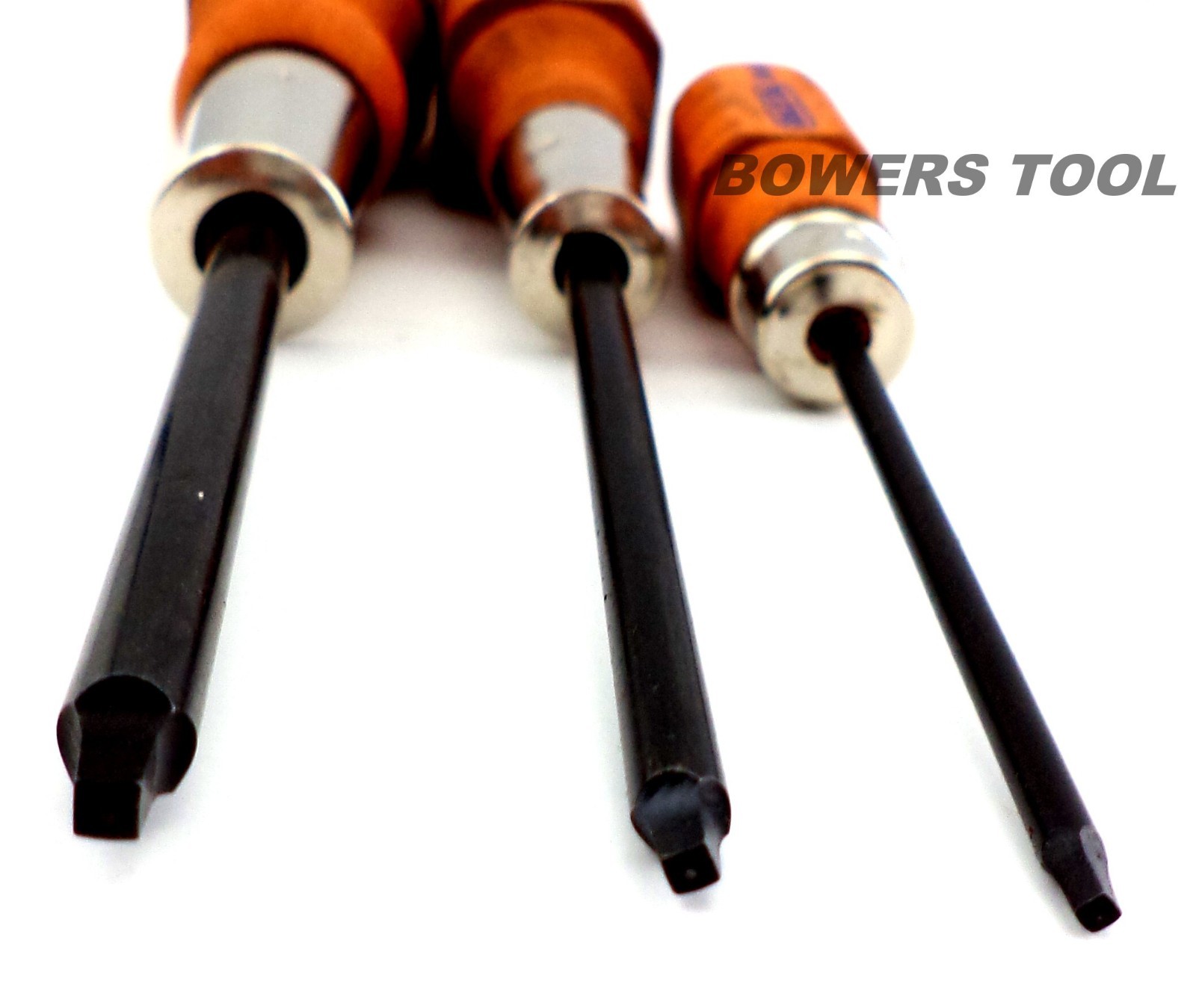 Grace 3pc Square Robertson Screwdriver Set #0 #1 #2 Wood Handle MADE IN USA gallery