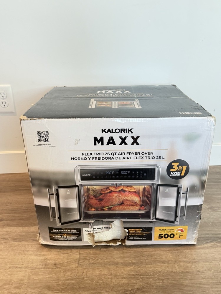 Kalorik Maxx flex-Sync 26-Quart Digital Air Fryer Oven 3 in 1 oven 25L w/14 Acce