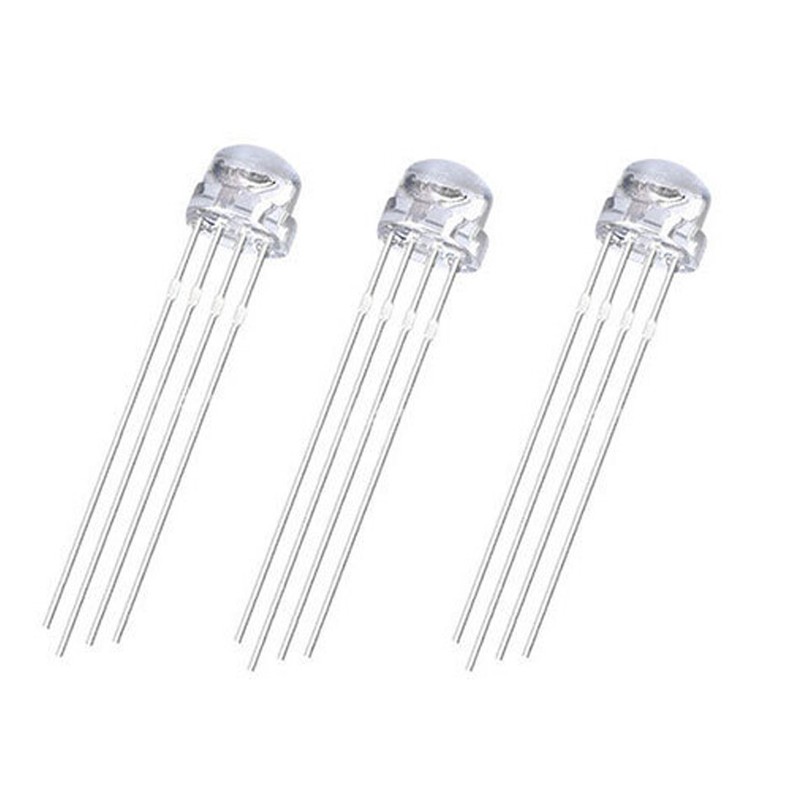DC5V straw hat Diffused full-color RGB LEDs WS2811 led chips RGB F5 5mm pixels gallery