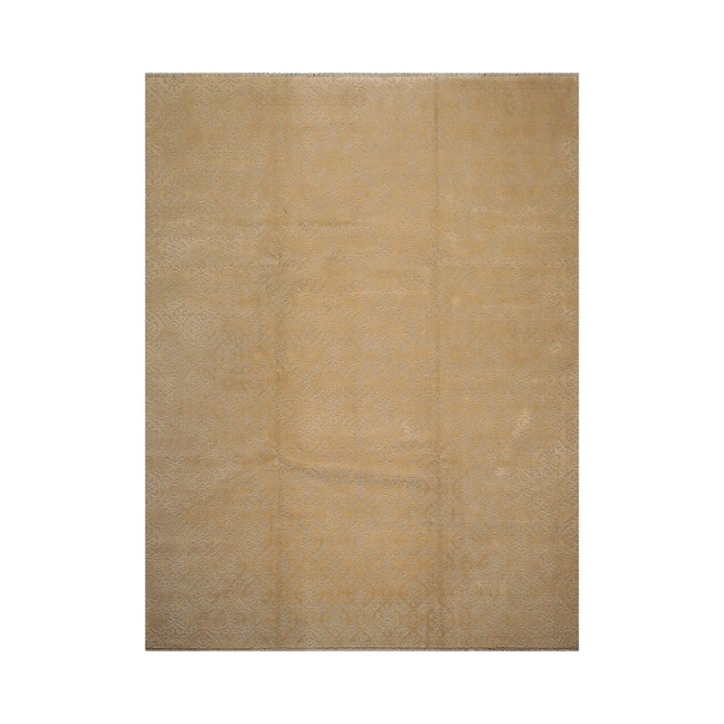Mark Philips Hand Knotted Wool Loop & Cut High Low Pile Tibetan Area Rug 9'x12' gallery