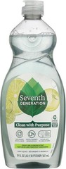 Seventh Generation Fresh Lime Ginger Scent Dishwashing Soap/Detergent Soap 19oz