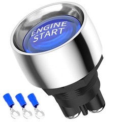 Push Button Starter Switch 12V 50A Momentary Engine Start Ignition Switch 12 …