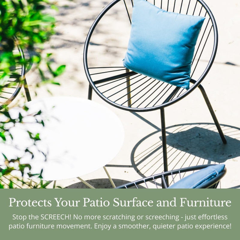 1/2" Nylon Stem Bumper Floor Protector, Protect Your Outdoor Furniture and Patio gallery