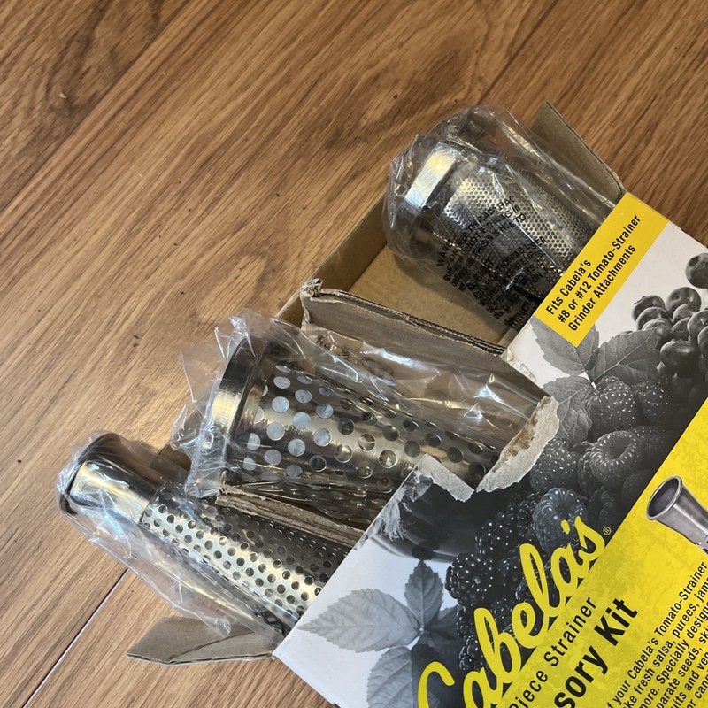 Cabela’s Three Piece Strainer Accessory Kit - NEW gallery