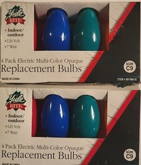 Yule Rite Multi-Color Christmas Replacement Bulbs C9 Indoor/Outdoor Multi Colors