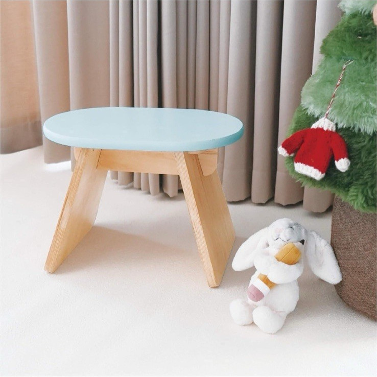 Step Stool Solid Wood Pine Wood Construction Rounded Edges Minimalist gallery
