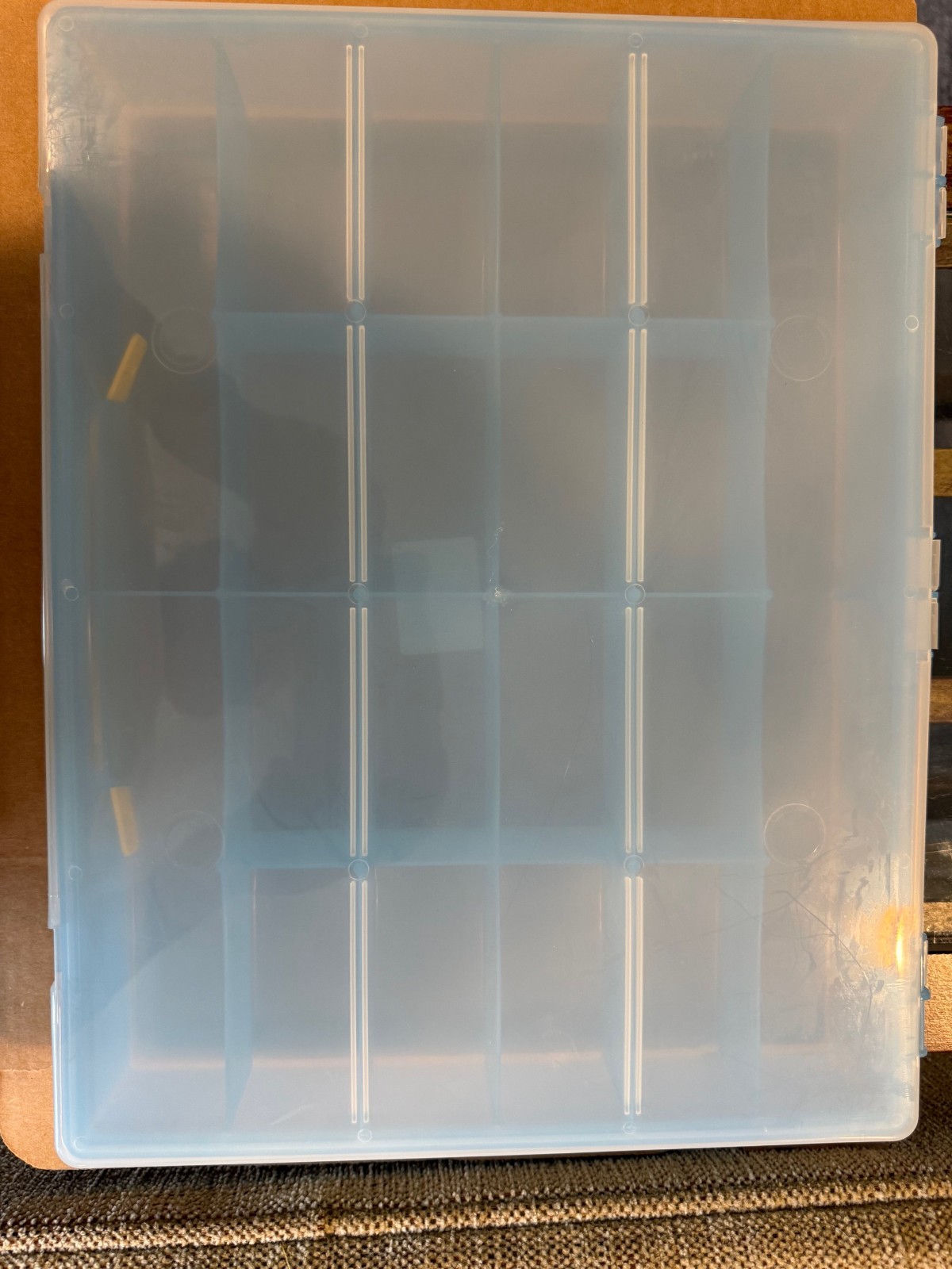 Romanoff Organizer Box, Large, Blue 66574 (19 Compartments) gallery