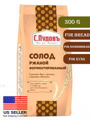 RYE MALT DRY GROUND FERMENTED С.Пудовъ Солод ржаной ферментированный 300g