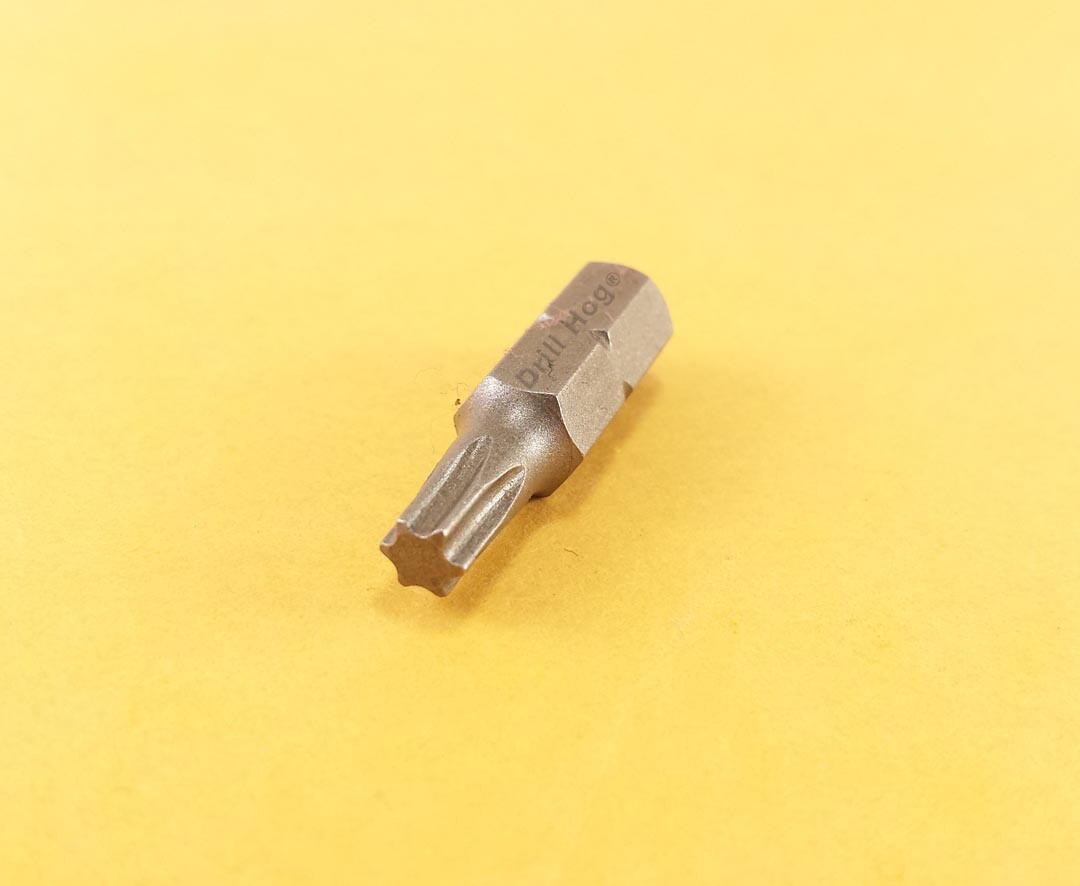 Drill Hog® T-25 Torx Bit T-25 Star Bit T-25 x 1" Insert Lifetime Warranty 5 Pc gallery