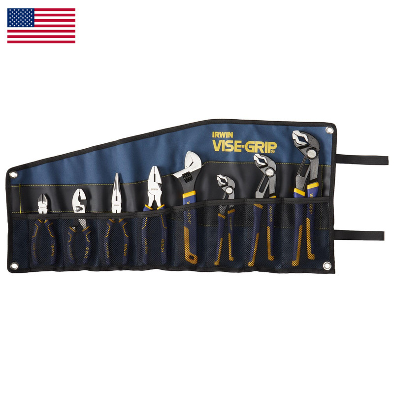 Irwin Tools Vise-Grip Groovelock Pliers Set 8 Piece 2078712 gallery