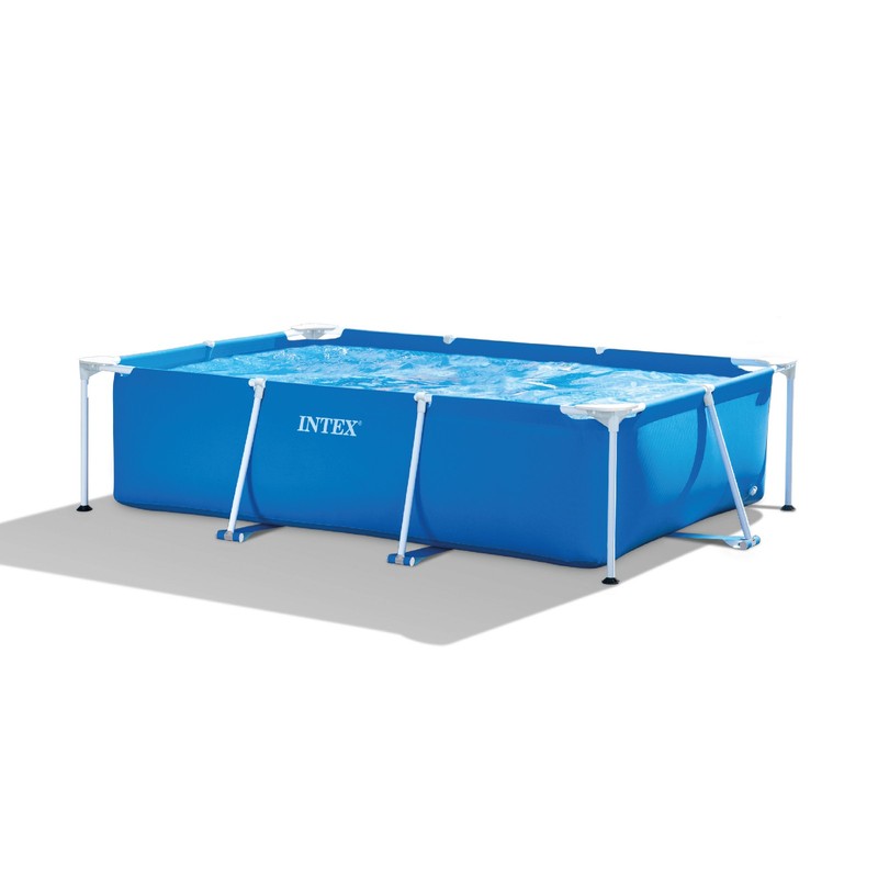Intex 8.5ft x 26in Rectangular Frame Above Ground Swimming Pool(Open Box) gallery