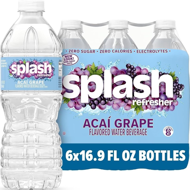 Refreshing Acai Grape Flavored Water Bottles - 6-Pack, 16.9 Fl Oz - Zero Sugar gallery
