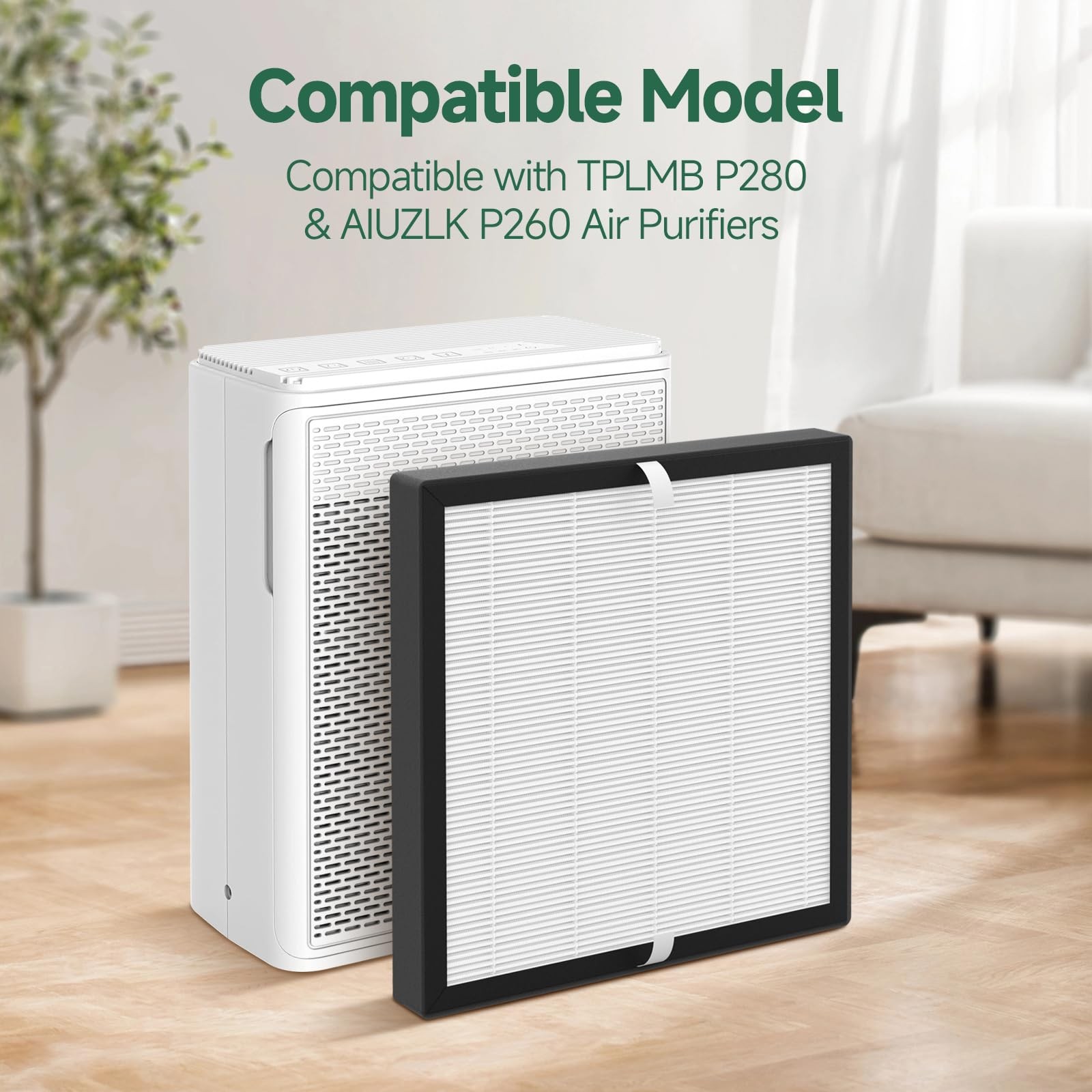 4 Packs P280 P260 Replacement Filters Compatible with TPLMB / YARIKI P280 and... gallery
