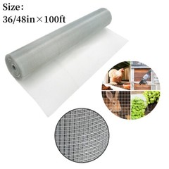 36/48″×100′ Hardware Cloth 1/4In Galvanized Chicken Wire Fence Welded Mesh Roll