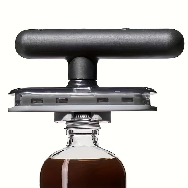 1-Piece Metal Adjustable Multi-Functional Bottle Opener and Can Opener, Easy-To- gallery
