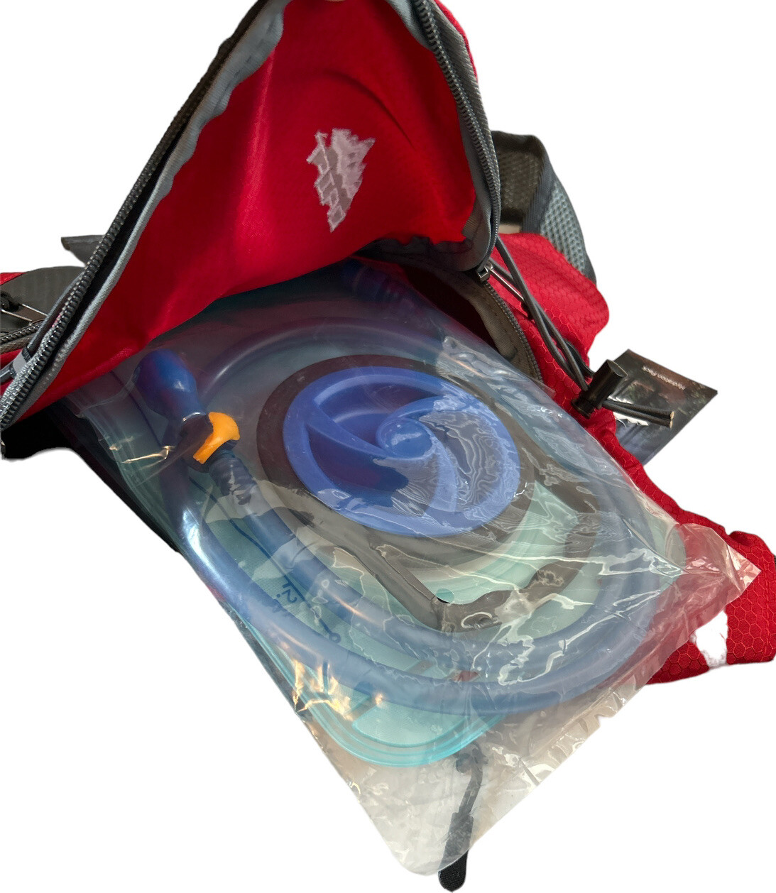 Drift Hydration Pack Red with Bladder Backpack New Zippered Pockets! See Pics 3