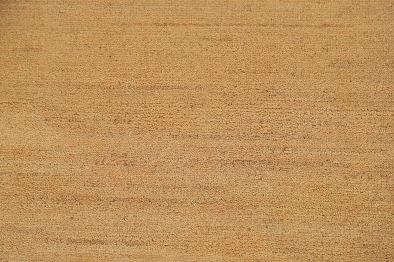 Versatile Gabbeh Solid Design Peach Wool Modern Foyer Rug Ideal for Any Room 3x4 gallery