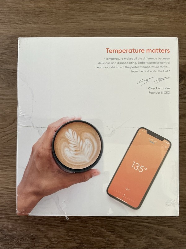 Ember Temperature Control Smart Cup, 6 oz, App-Controlled Heated Coffee Cup, ... gallery