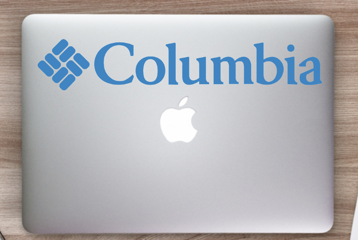 Columbia Logo Decal- Athletic Wear Sticker- Outdoor Decal- Vinyl- Fashion Decal gallery