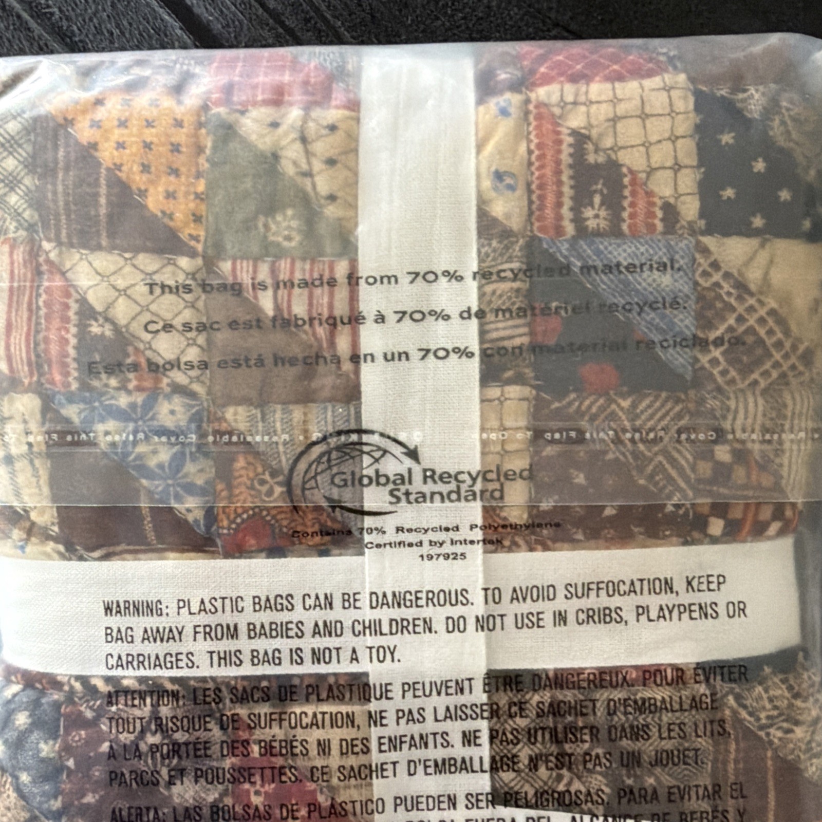 Pottery Barn Owen Reversible Quilted King Pillow Sham Multicolor New gallery