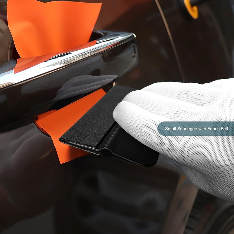 Car Window Tint Installation Kit Vinyl Wrap Tools Squeegee Razor Knife gallery