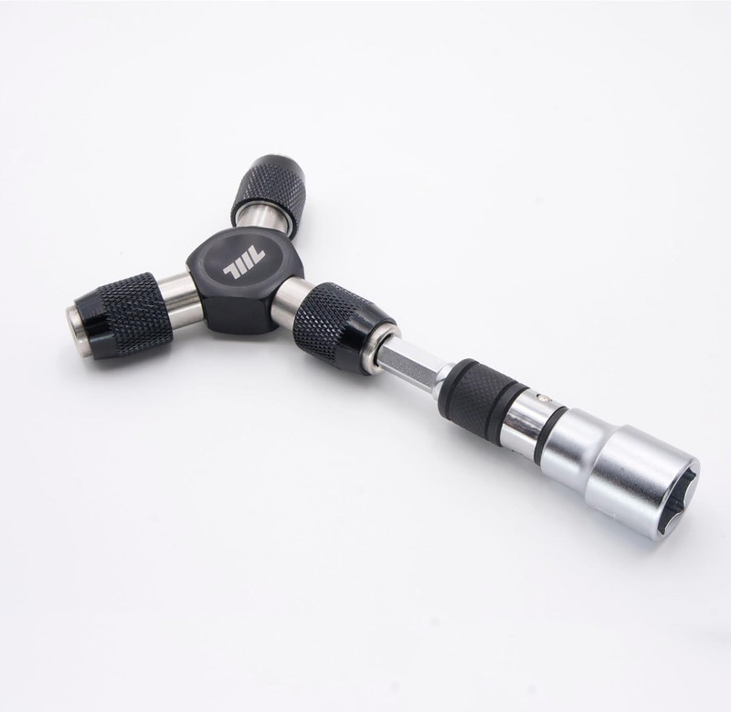 1/4" Hex to Square Drive Socket 2-In-1 Extension Combo 1 PCS Hex End 1 PCS Flat gallery