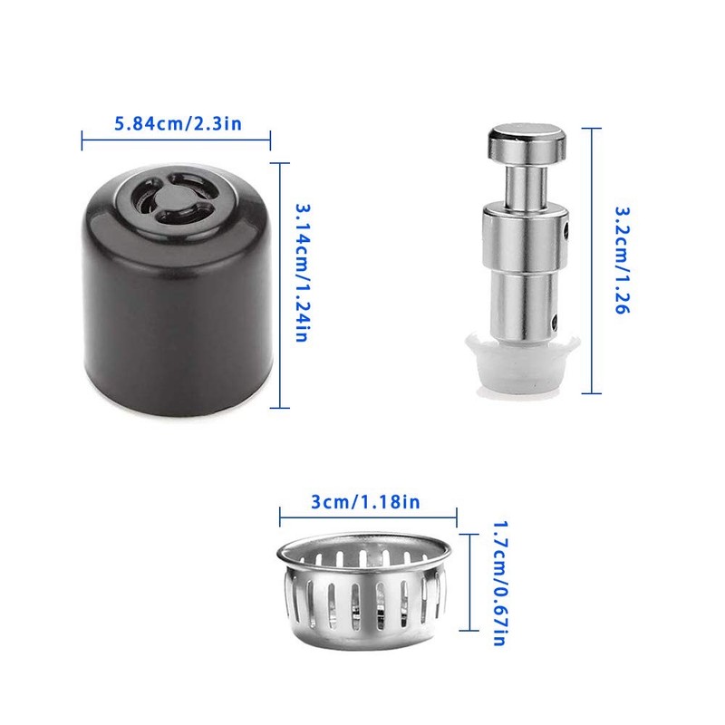 Steam Release Handle,Float Valve Replacement Parts with ULTRA, black gallery