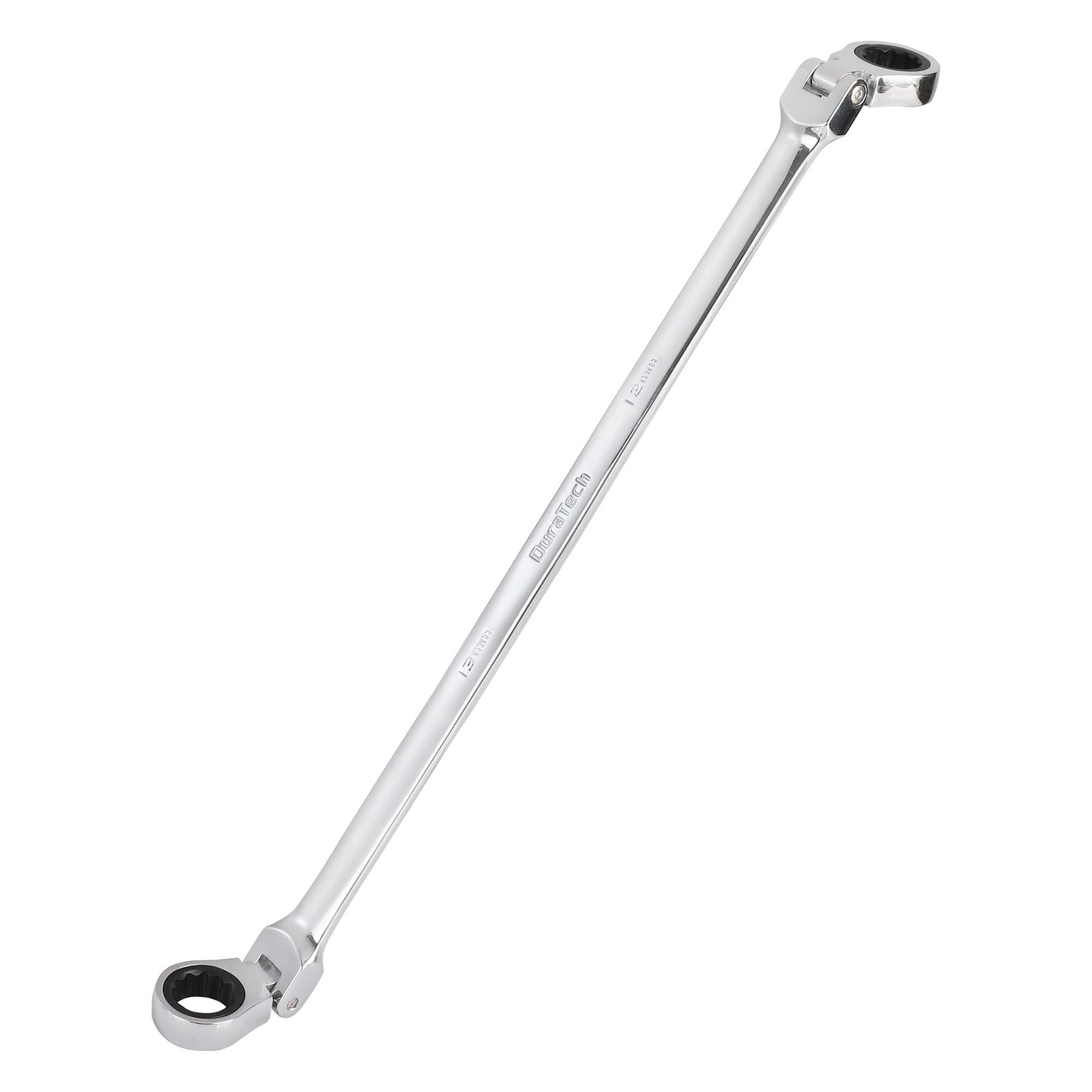 DURATECH 12 * 13 mm Extra Long Flex-Head Ratcheting Wrench, 12*13mm, Silver gallery