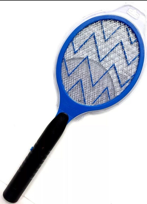2 PACK Electric Swatter Fly Handheld Mosquito and Flying Insect Bug Zapper gallery