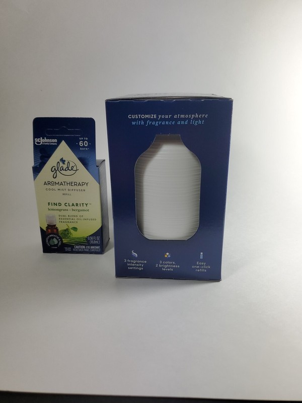 Glade Aromatherapy Essential Oil Diffuser with 2 Refill Lemongrass& Bergamot gallery