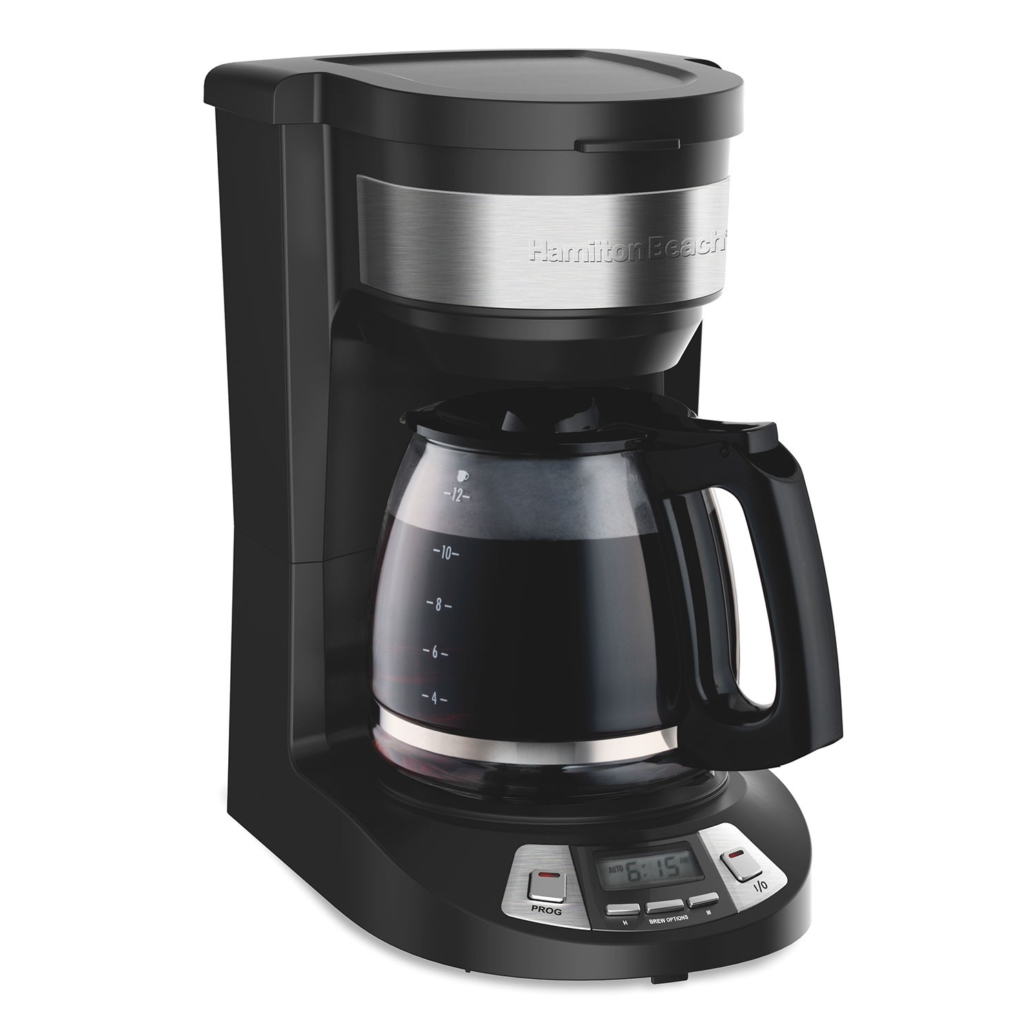 Hamilton Beach Programmable 12-Cup Coffee Maker w/AutoPause, Brew Options gallery