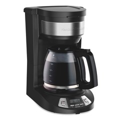 Hamilton Beach Programmable 12-Cup Coffee Maker w/AutoPause, Brew Options