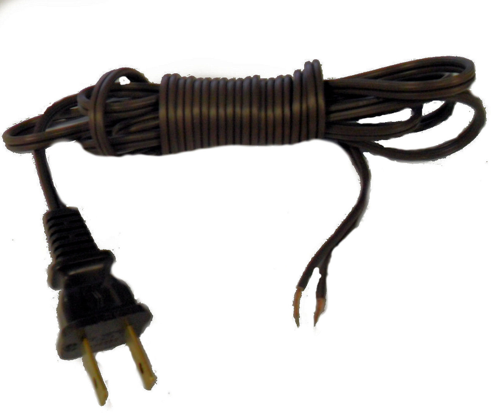 LAMP 8' CORD W/PLUG: BROWN, BLACK, WHITE, GOLD, SILVER SPT-1 gallery
