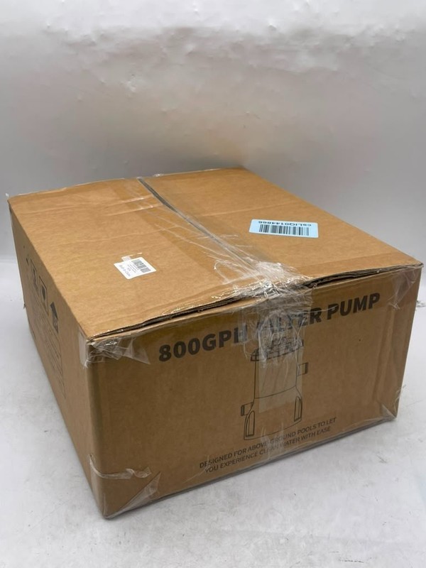 800 GPH Above Ground Pool Filter Pump Cartridge System Blue Open Box gallery