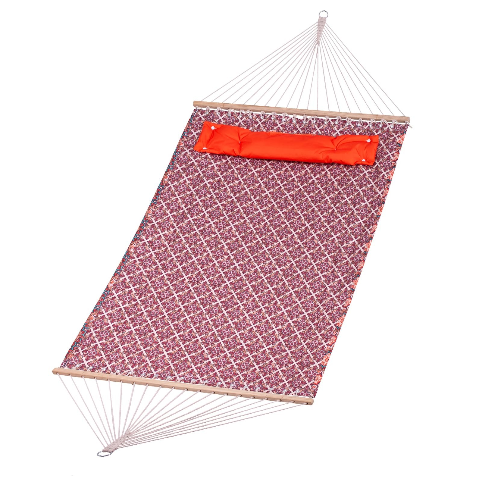 Backyard Expressions Reversible Quilted Hammock - Single or Double Hammock fo... gallery
